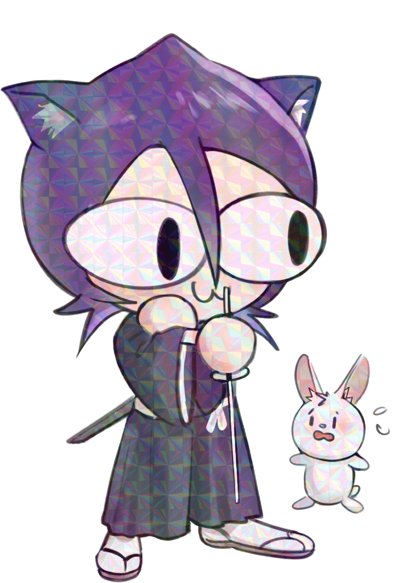 NEKO RUKIA CHIBI #2 STICKER (WALIGNER)