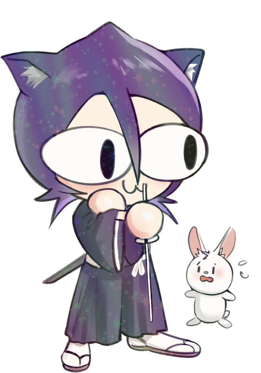 NEKO RUKIA CHIBI #2 STICKER (WALIGNER)