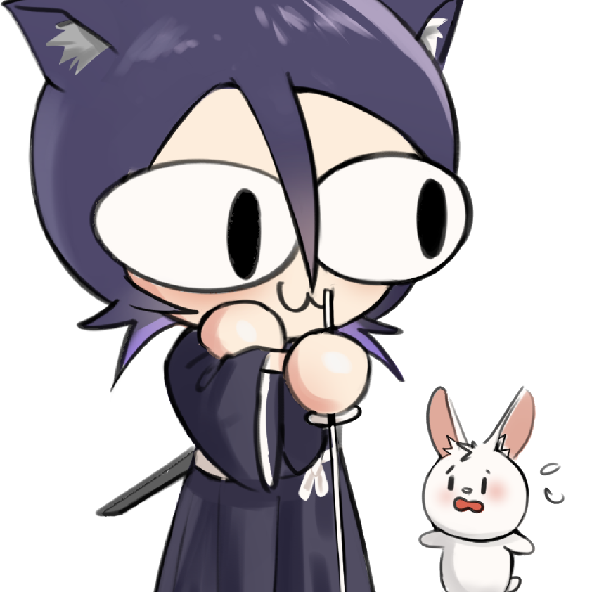 NEKO RUKIA CHIBI #2 STICKER (WALIGNER)