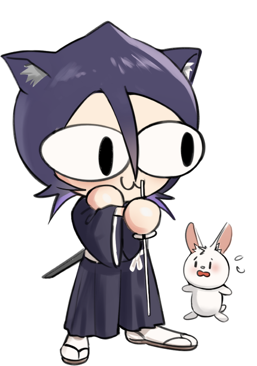 NEKO RUKIA CHIBI #2 STICKER (WALIGNER)