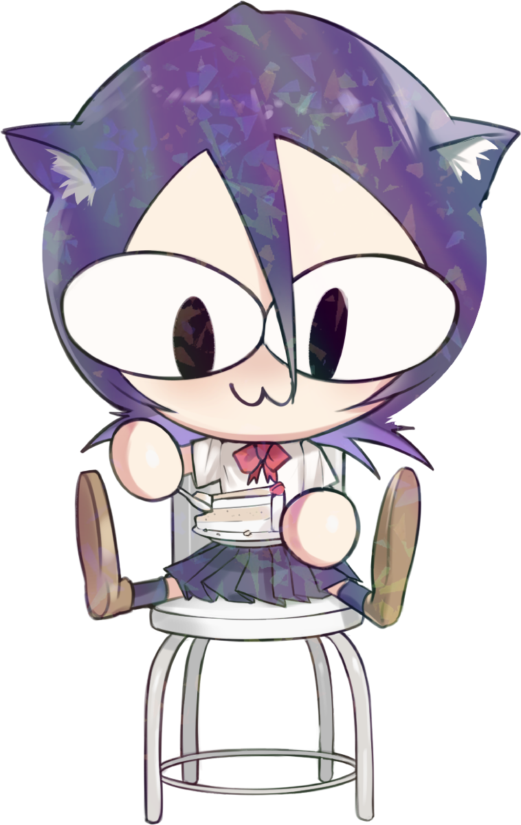 NEKO RUKIA CHIBI #3 STICKER! (WALIGNER)