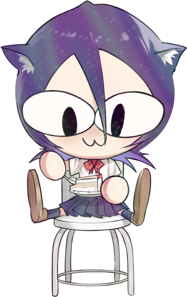 NEKO RUKIA CHIBI #3 STICKER! (WALIGNER)