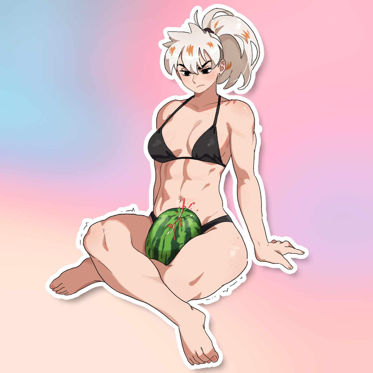 NINA X WATERMELON STICKER! (VARIANTS) (DASHI)
