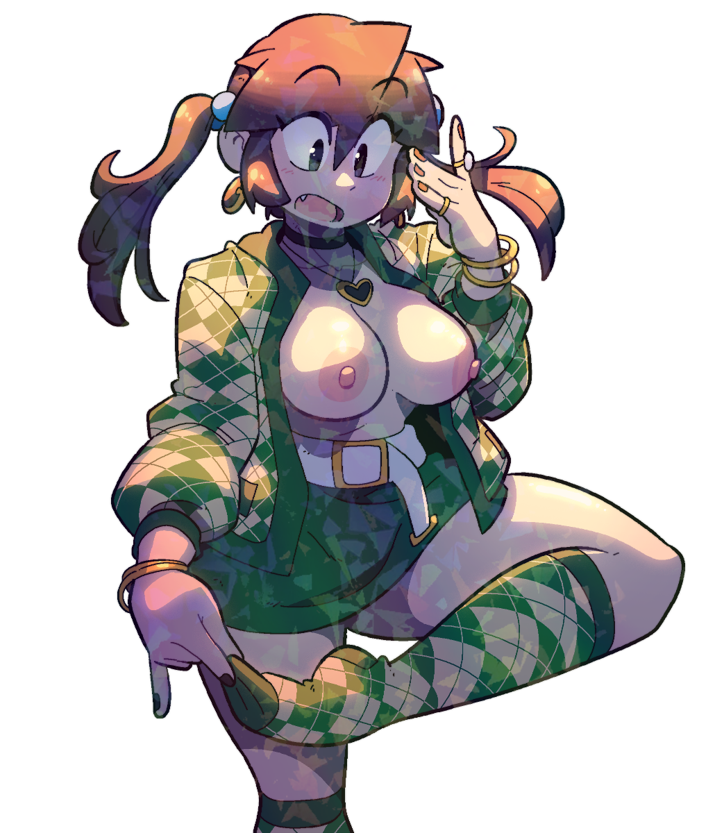 LUCIA GREEN CHECKERED SHIRT STICKER! (VARIANTS) (BRYCE AND SCOTT)