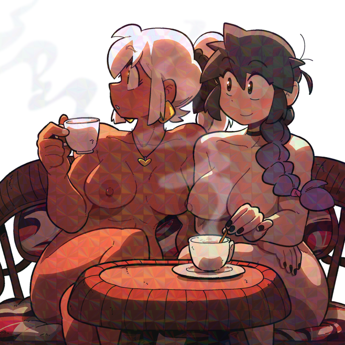 LUCIA AND MIA TEA TIME STICKER! (BRYCE AND SCOTT)