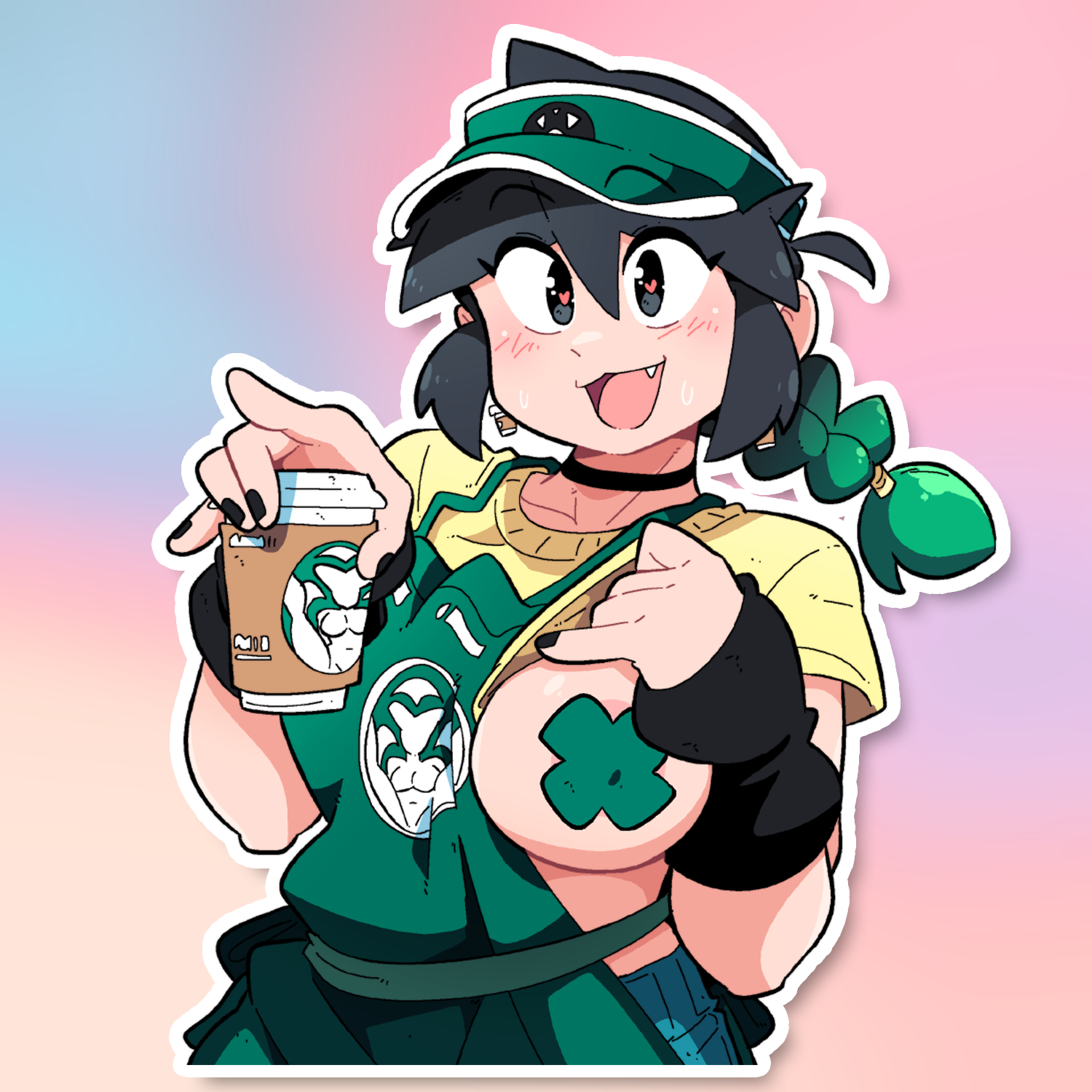 LUCIA BARISTA STICKER! (VARIANTS) (BRYCE AND SCOTT)