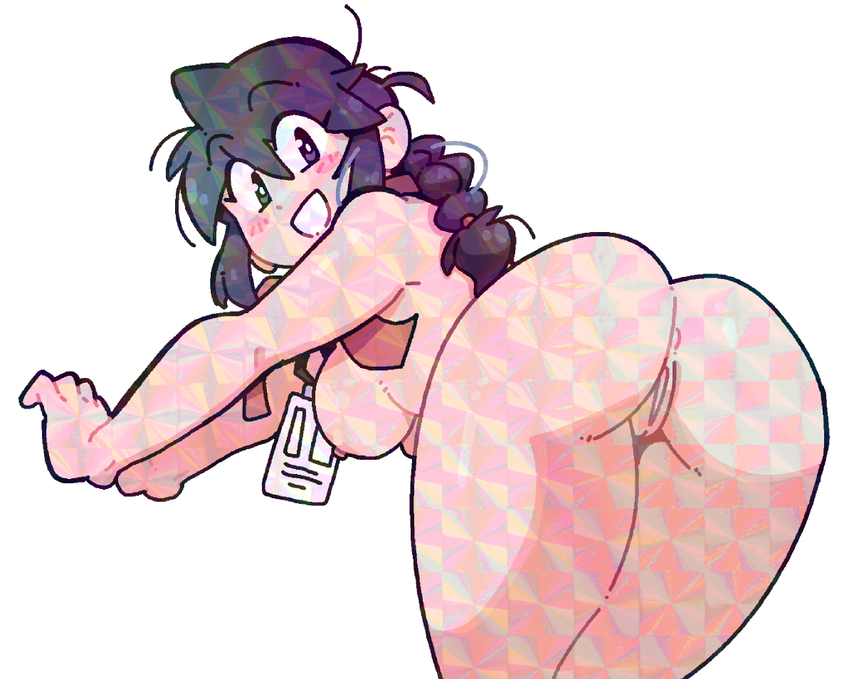 OFFICE LUCIA BENDING OVER STICKER! (VARIANTS) (BRYCE AND SCOTT)