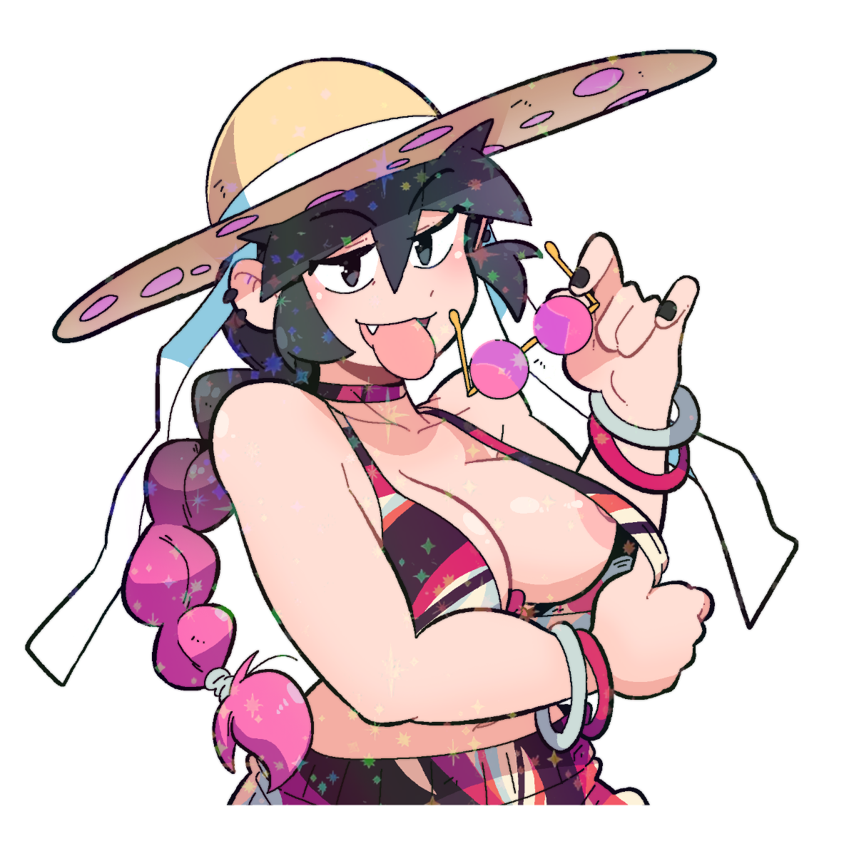 LUCIA TONGUE OUT STICKER! (BRYCE AND SCOTT)