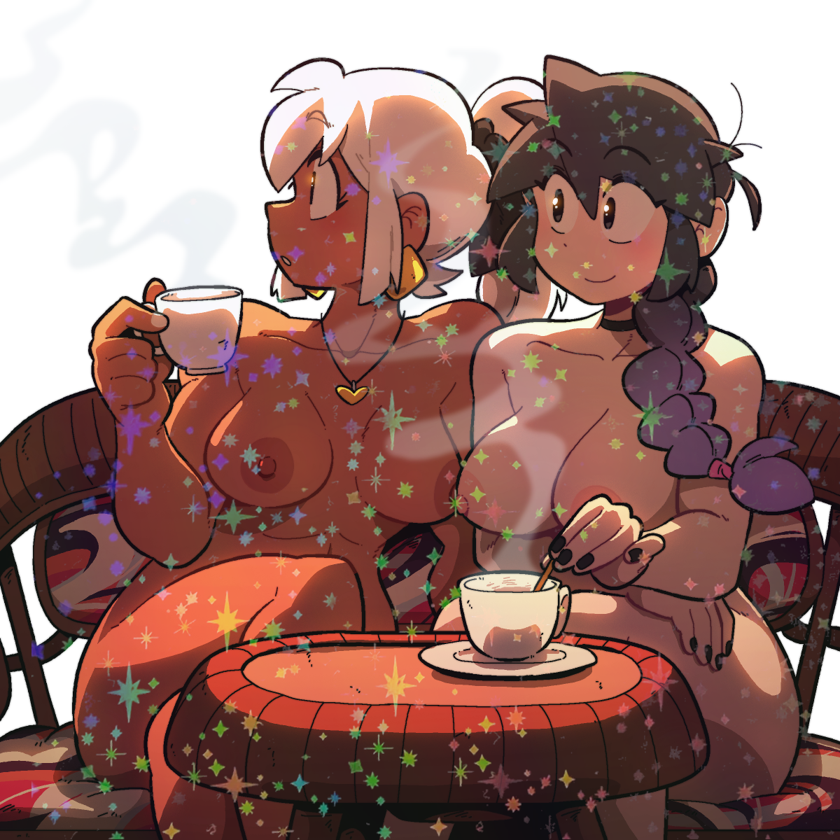 LUCIA AND MIA TEA TIME STICKER! (BRYCE AND SCOTT)