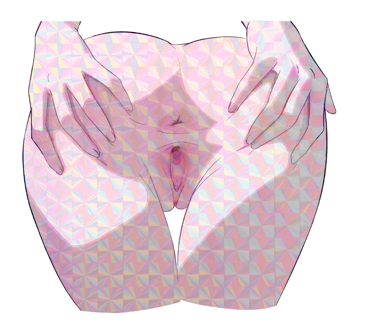 PUSSY STRETCH STICKER! (ZUWUDRAWS)