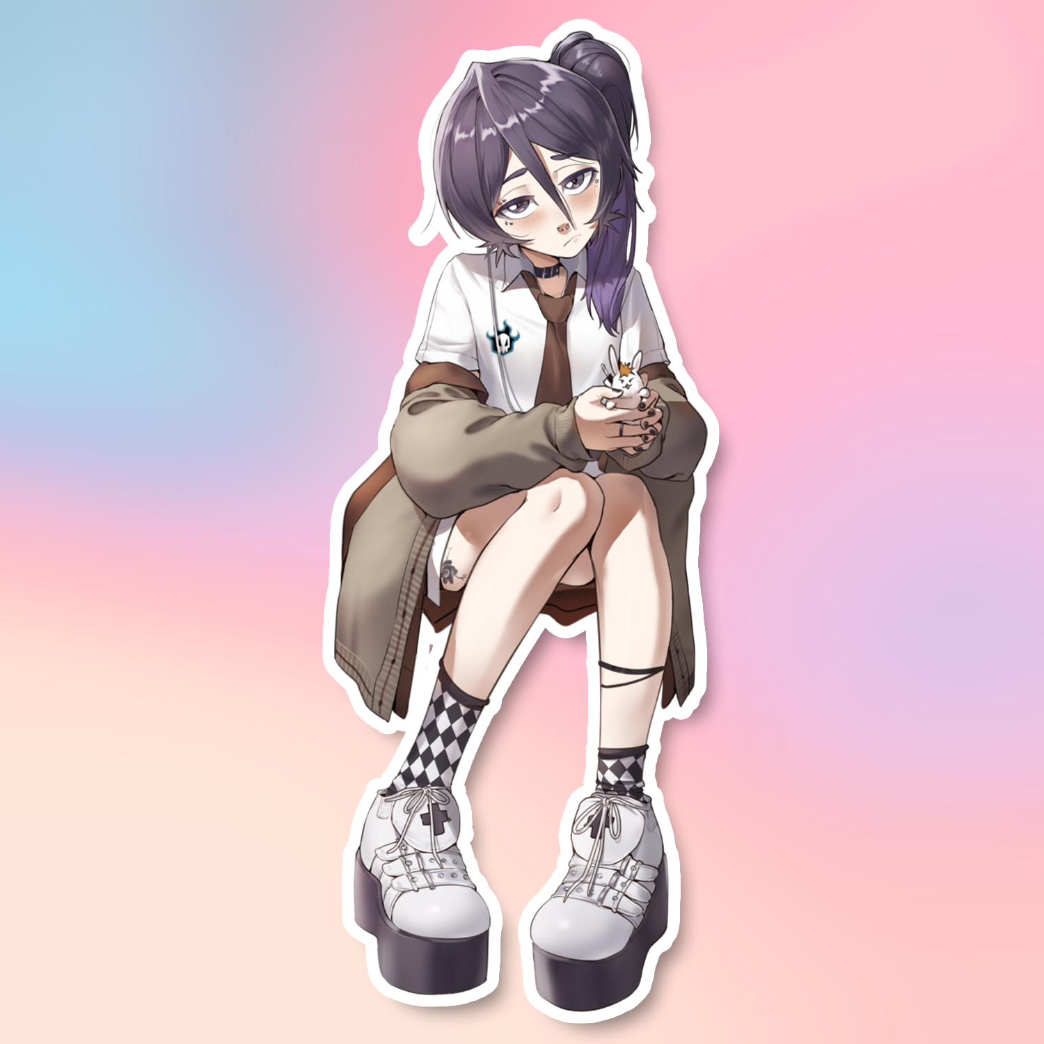 RUKIA SKIRT STICKER! (WALIGNER)