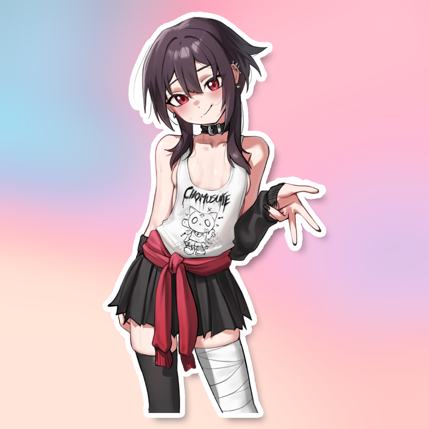 SASSY TANK TOP STICKER (WALIGNER)