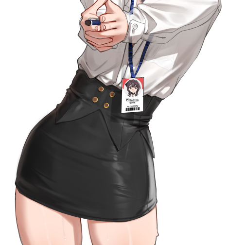 SASSY SECRETARY STICKER (WALIGNER)
