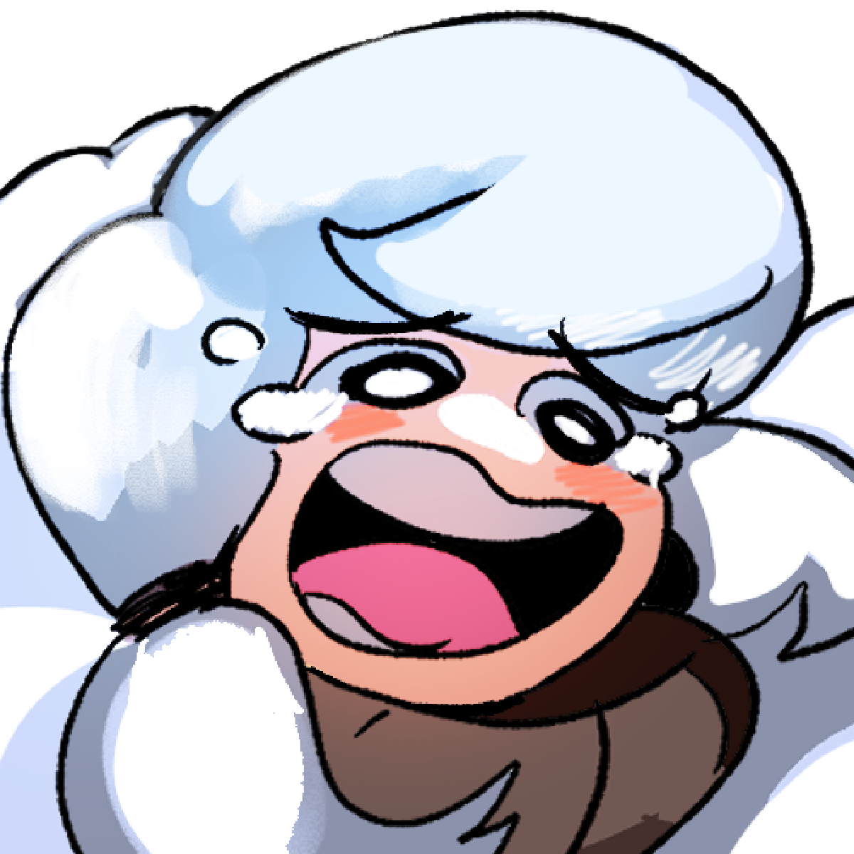 SNOWY CRYING STICKER! (LUNYDOOBLES)
