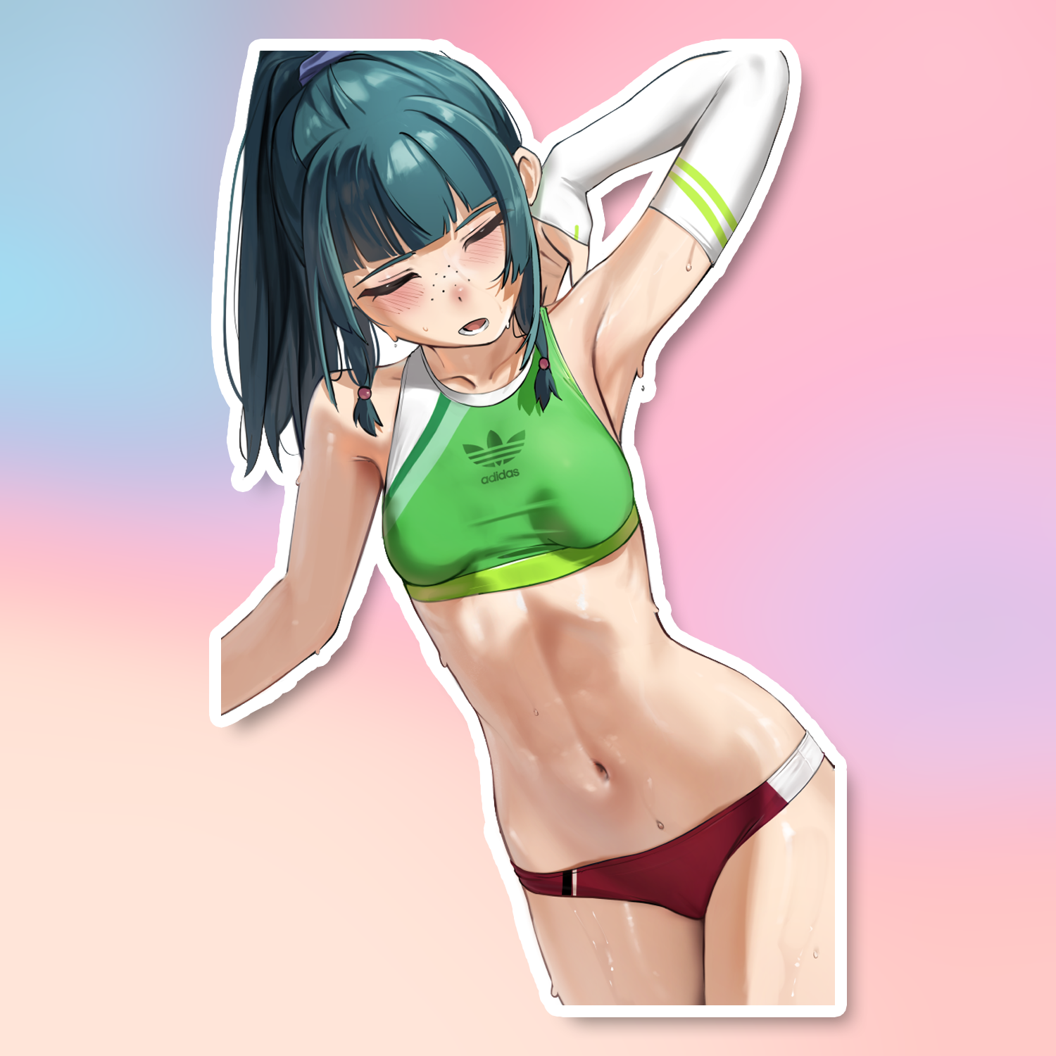 SPORTY STRETCH STICKER! (WALIGNER)