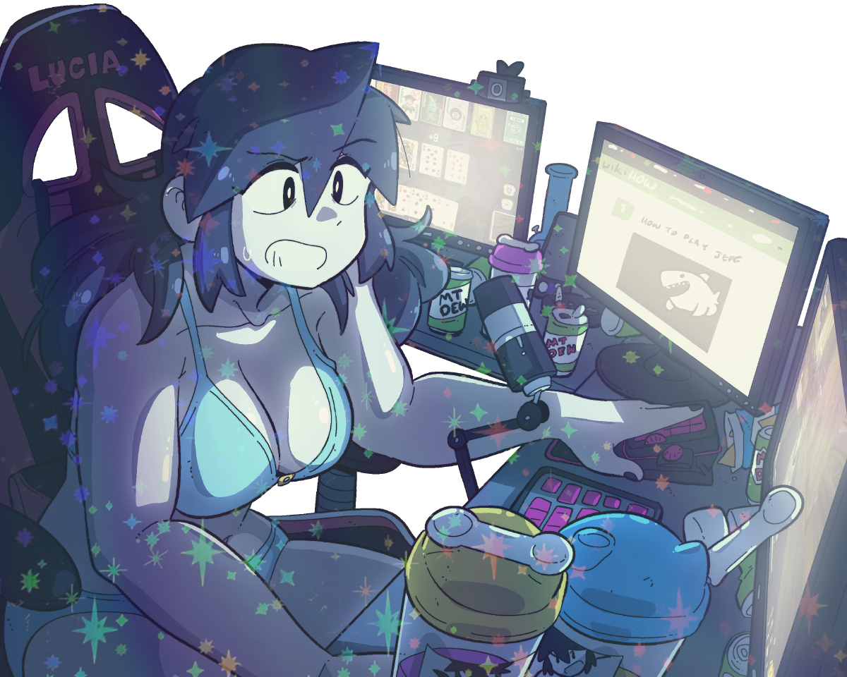 LUCIA DEGENERATE STICKER! (BRYCE AND SCOTT)