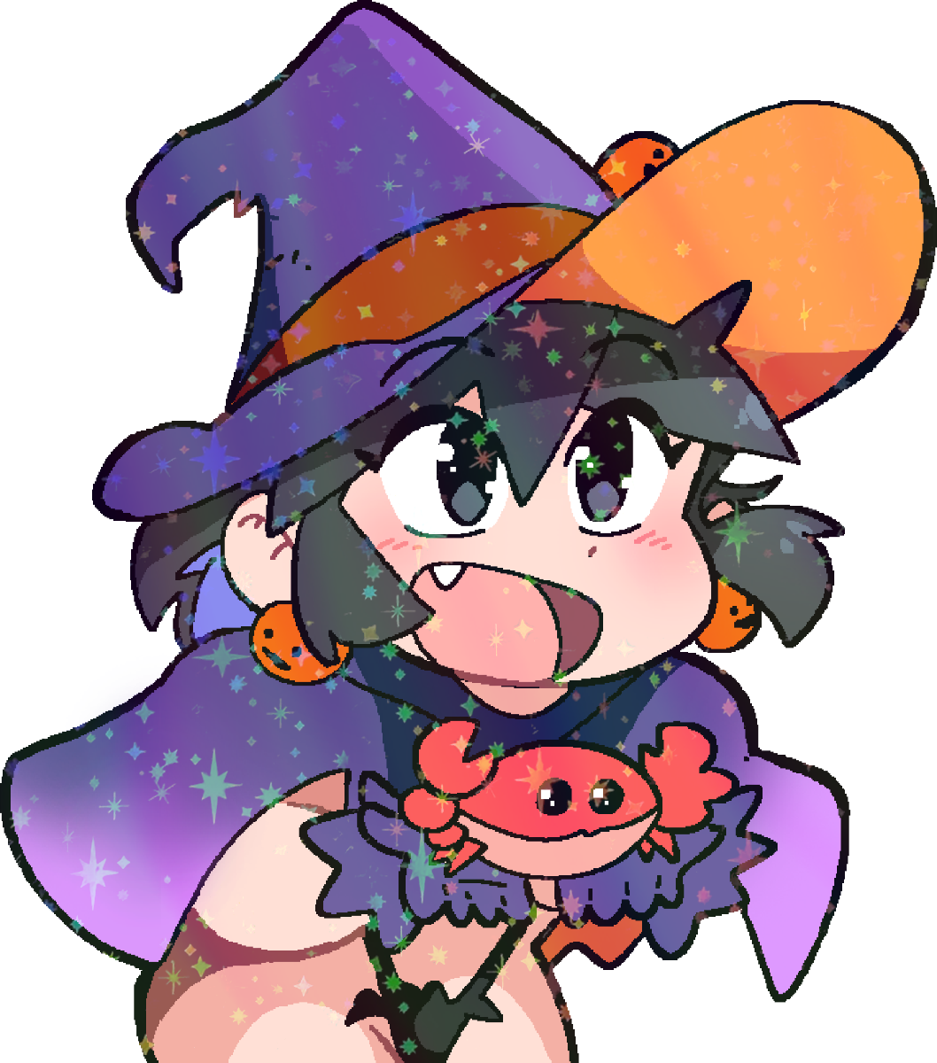 LUCIA HALLOWEEN CHIBI STICKER! (BRYCE AND SCOTT!)