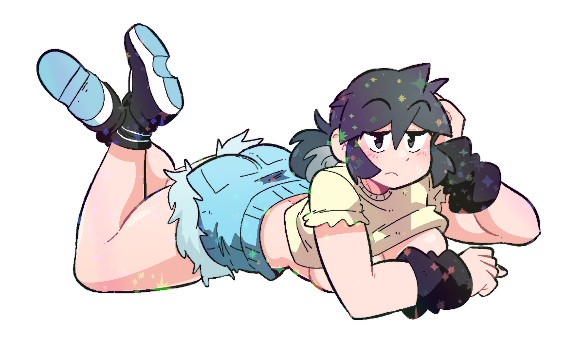 LUCIA LAYING DOWN STICKER! (BRYCE AND SCOTT!)