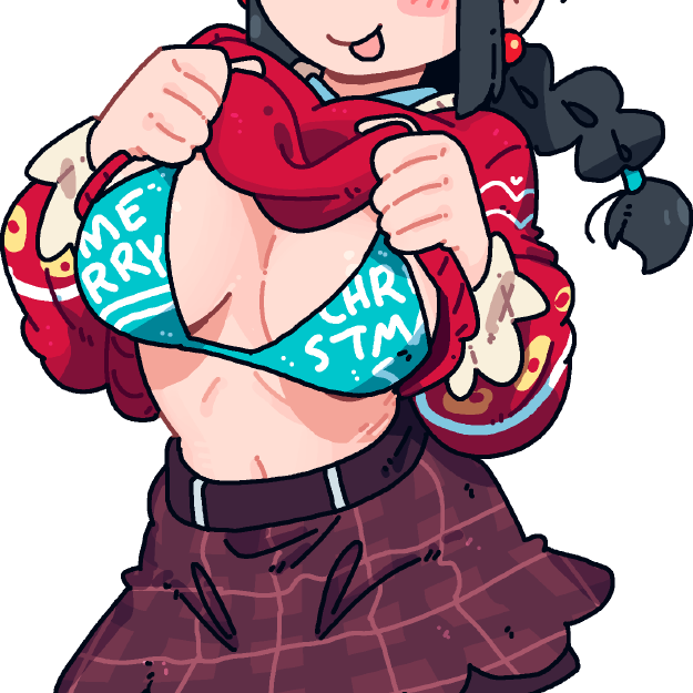 CHRISTMAS BOOBDROP LUCIA STICKER! (VARIANTS) (BRYCE AND SCOTT)