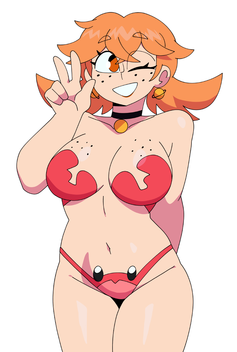 POLLY CRAB BIKINI STICKER! (QUINTZEEE)