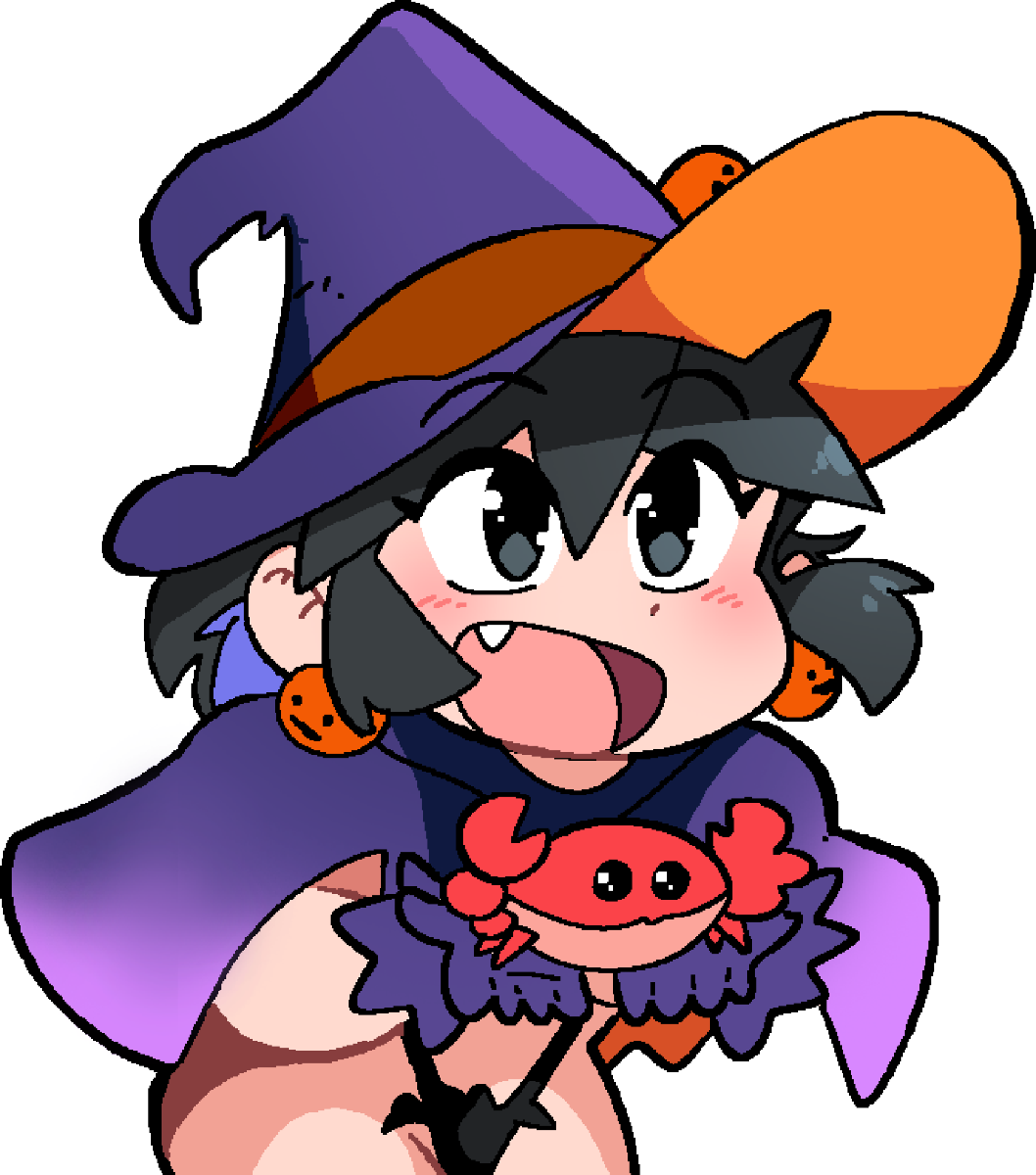 LUCIA HALLOWEEN CHIBI STICKER! (BRYCE AND SCOTT!)