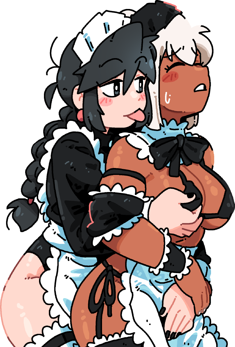 MAID LICK STICKER! (BRYCE AND SCOTT)