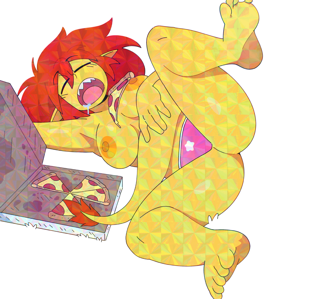 SUNNY LAZY BONES STICKER! (QUINTZEEE)