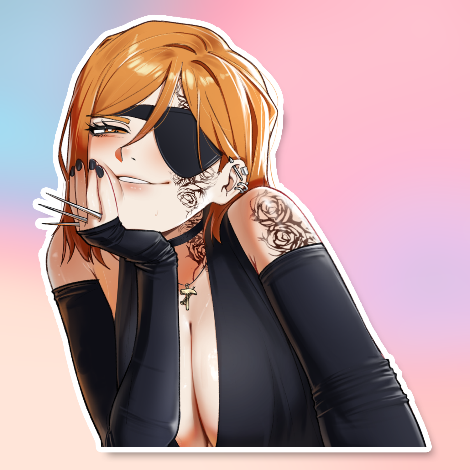 TATTOOED CUTIE STICKER (WALIGNER)