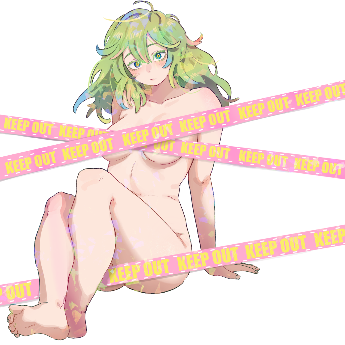 TORU HAGAKURA KEEP OUT STICKER! (DASHI)