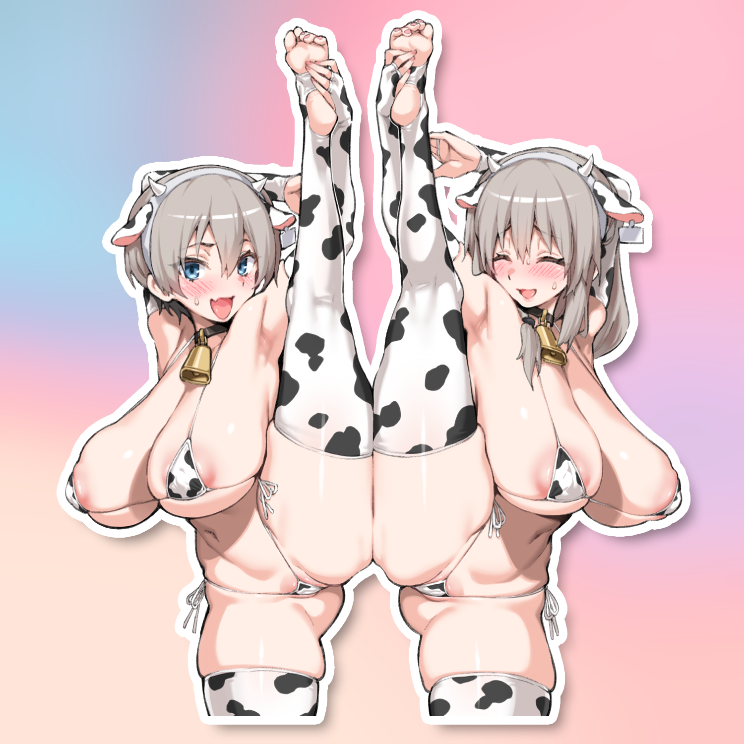 COW-GIRLS STRETCHING (FUYAHANA)