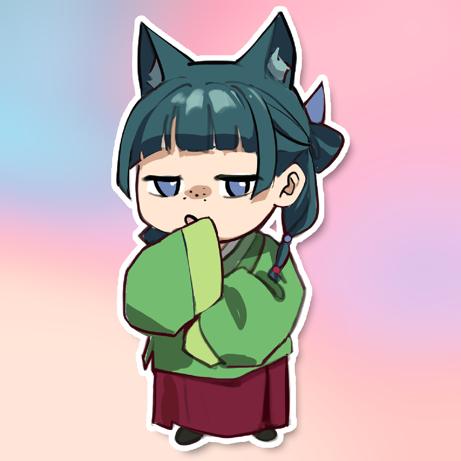 MAO MAO CHIBI STICKER (WALIGNER)