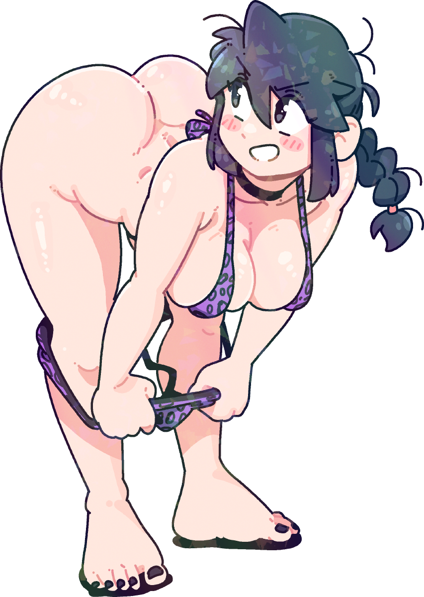 BIKINI BENDING OVER STICKER! (VARIANTS) (BRYCE AND SCOTT)