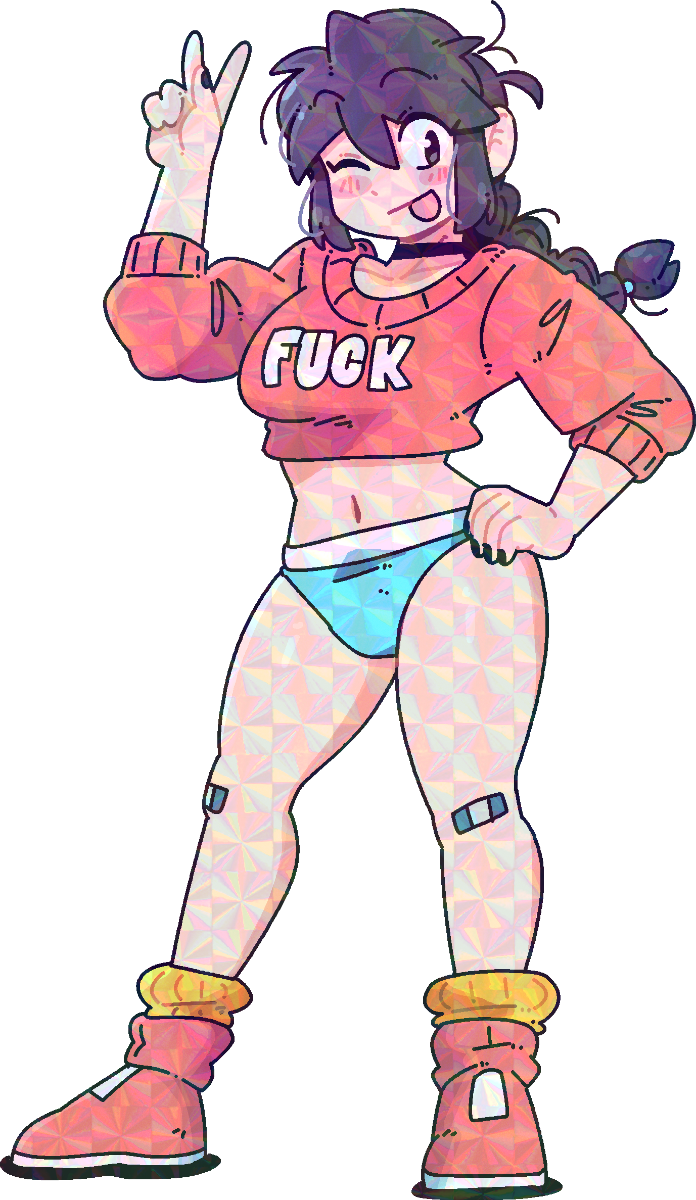 UNDIES LUCIA STICKER! (VARIANTS) (BRYCE AND SCOTT)