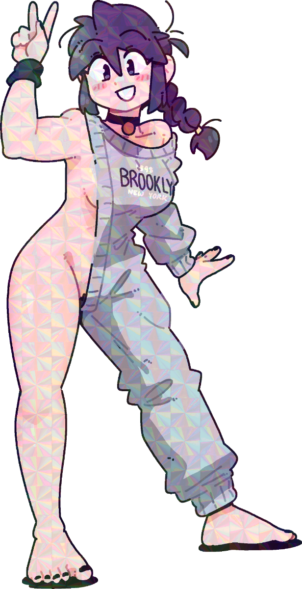 LUCIA HALF ONESIE STICKER! (BRYCE AND SCOTT)