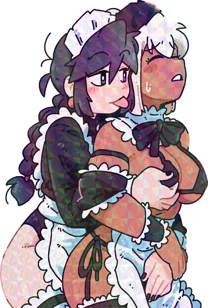 MAID LICK STICKER! (BRYCE AND SCOTT)