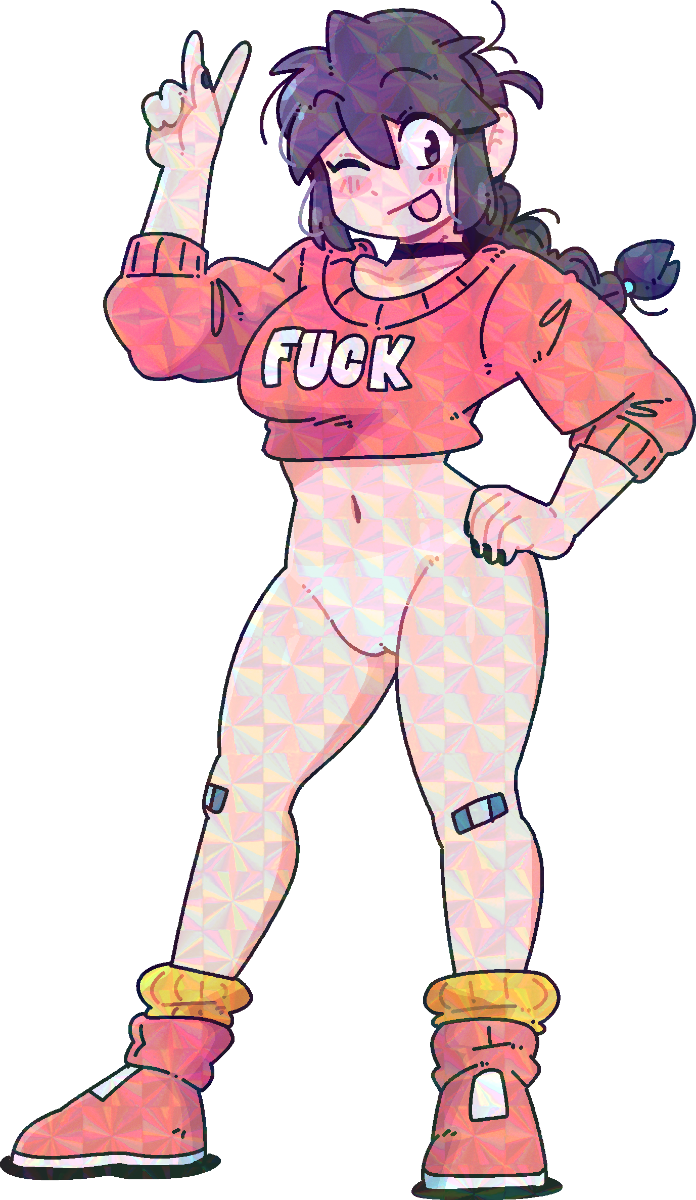 UNDIES LUCIA STICKER! (VARIANTS) (BRYCE AND SCOTT)