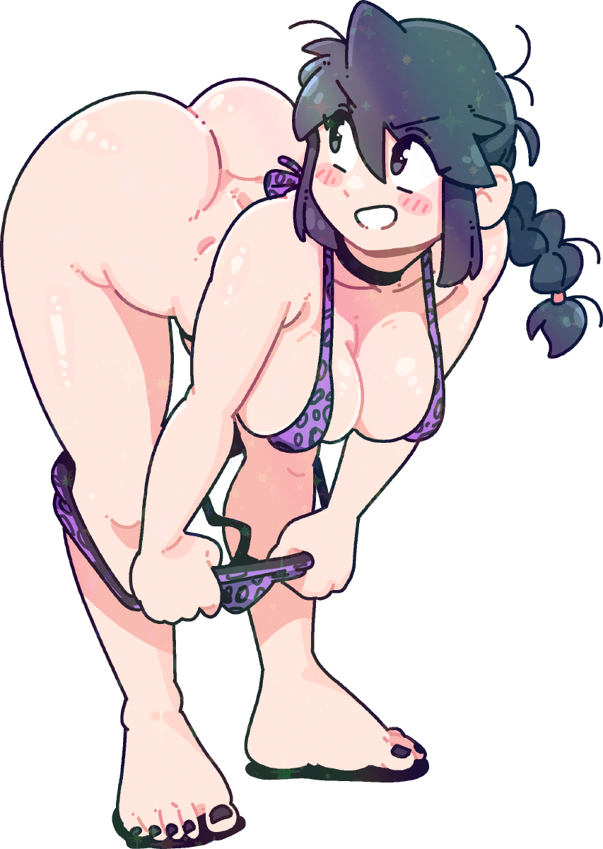 BIKINI BENDING OVER STICKER! (VARIANTS) (BRYCE AND SCOTT)