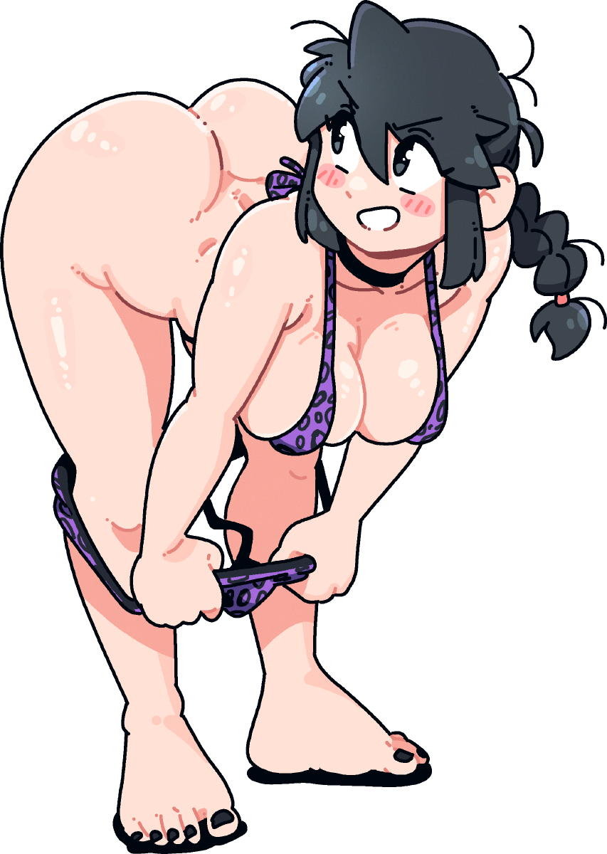 BIKINI BENDING OVER STICKER! (VARIANTS) (BRYCE AND SCOTT)