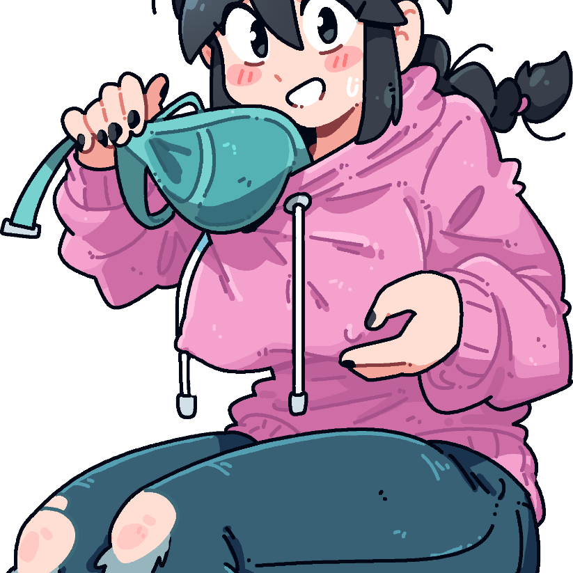 LUCIA PERKY HOODIE STICKER! (BRYCE AND SCOTT)